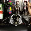 Luxusuhren für Herren mechanische Uhr Schweizer Automatische Bewegung Sapphire Mirror 44 mm importiertes Cowhide Watchband Marke Italien Sport Armbandwatches 81x9