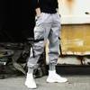 Pantalons pour hommes Hommes Fermeture à glissière Printemps Été Streetwear Lâche Pantalon noué à la cheville recadrée pour le voyage