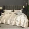 Sängkläder sätter lyxuppsättning Nordiska 2/3 st geometriska Jacquard Comporter -omslag 135 200 220x240 med kuddfästen dubbelsäng täcken familj
