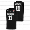 Gla A3740 NCAA Black Providence Friars 2021-22 College Basketball Relate Jersey personnalisé 15 Justin Minaya 2 MarShon Brooks 11 A.J. Reeves 4 Jared Bynum