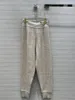 Pantalones de dos piezas para mujer, moda 11,17, calidad final, informal, suelto, Jacquard, con capucha, jersey de Cachemira, suéter o conjunto de harén de cintura alta para mujer