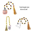 Party Supplies Halloween Wooden Beads Wreath Head Beaded DIY Custom Decoration Children's Toys Bracelet G2AB