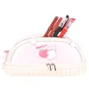 Cosmetic Bags Cute Pencil Case Organizer Large Capacity Korean Makeup Pouch Student Cartoon Waterproof Home Office Stationery School