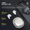 cell phone earphones bluetooth headphones Wireless earphones earphone chip transparency metal renaming for iPhone and Samsung