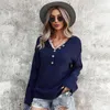 Women's Sweaters Autumn Winter Sexy Solid Color V-neck Single-breasted Sweater Long Sleeve Women Knitted Vintage Beige Women's Jumper