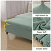 Chair Covers Stretch Rectangle Ottoman Elastic Polar Fleece Storage Footrest Slipcovers For Living Room Furniture Protector Home Decor