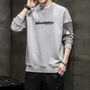 Sudaderas para hombre Hip Hop Casual camisas de manga larga ropa de calle alta ropa de moda para hombres tendencias nuevo estilo coreano sudadera con cuello redondo