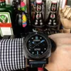 Paneraii 기계식 Panerai 디자이너 Paneria Watch 시계 감시 Mens 고급 자동 시계 사파이어 유리 고무 스트랩 47mm 13mm 스포츠 손목 시계 gere