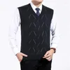 Men's Vests Arrival Men Wool Vest Waistcoat Autumn Winter Mens Knitted Sweater V-neck Fashion Casual Size S M L XL XXL