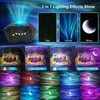 Novelty Lighting Star Projector Galaxy Projector Northern Lights Aurora Music Speaker White Noise Night Light for Kids Adults