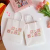 Storage Bags Cute Simple Cartoon Hanfeng White Paper Bag Portable Shopping Packaging Gift Women's Organization Home