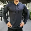 Winter Sport Pullover T Bodybuilding Herbst Männer Casual Sleeve Slim Tops Tees Stretch Mit Kapuze Designer Hemd Rhude T-shirt Kleidung Tcuftcuf