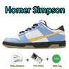 2024 Chaussures de course au curry chaud bas LA Dodgers Fruity Homer Simpson Pebbles Triple Pink Phillies Jackie Robinson Blueberry Medium Olive Trainer