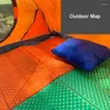 Outdoor Pads Foldable Camping Mats Thicken EVA Yoga Fitness Mat Tent Travel Beach Picnic Hike Bed Mattresses Pad For Trekking