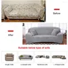 Stol täcker yanyangtian plysch soffa täcker tjock chaise longue solid soffa universal 1/2/3/4 sits med armstöd