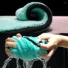 Auto spons met details over microvezel handdoek reiniging droogdoek dikke wast lap voor auto's keuken auto wassen zorg