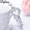 Wristwatches Vintage Fashion Brand Hip Hop Ladies Quartz Crystal Rhinestones Watch Women Luxury Wrist Shiny Diamond Timepieces Jewelry