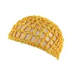 17 farben Häkeln Fischnetz Hüte Haar Net Mode Frauen Einfarbig Snood Beanies Einfache Mesh Schlummertrunk Haar Zubehör