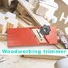 Bärbar 45 graders avfasning av avfasning av trimning Planer Woodworking Edge Corner Plane Manual Carpenter Handverktyg Lätt