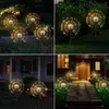 Solar LED Firework Lights Outdoor Waterproof DIY Shine String For Garden Lawn Landscape Holiday Christmas Decoration