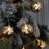 Decoraciones navideñas Luces de cadena Bola con pilas Estrella Copos de nieve Árbol de Navidad Año Hogar 2022