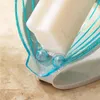 Portasapone Scatola a forma di conchiglia Supporto di scarico Conchiglia Doccia Spugna Piatto portaoggetti Vassoio Forniture per il bagno Gadget da cucina