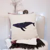 Poduszka domowa sofa poduszka lniana krótka pluszowa poroża zwierząt okładka salonu dekoracja sypialni