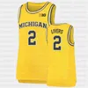 Gla C202 Michigan Wolverines NCAA-Trikot 0 Adrien Nunez 1 Hunter Dickinson Crawford Livers Jackson Wade Webber Williams II Smith Wagner