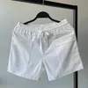 Casual Short Summer 3 DEL Längd Elastisk midja Män modekläder dragskor shorts streetwear grundtyp fast färg