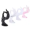 Jewelry Pouches 1Pc Mannequin Finger Glove Ring Bracelet Bangle Display Stand Holder Wholesale1 Black/White/Pink/Transparent