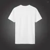 Men's T Shirts 2022 Summer Par's Cotton Short Sleeve T-shirt Loose Clothes Ins Fashion Half Brand Men
