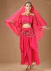 Сцена Wear Woman 4pcs Set Belly Dancing Costumes Oriental Egypt Dance Costum