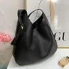 Designer Crossbody Bag High End Luxury Hobo Sacs à bandoulière Noir Grande capacité Cross Body Cuir véritable Mode Femmes Sacs à main Sangle réglable Axillary Purse