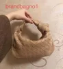 Un bolso de diseñador NJ Bottegav Venetss Aj Bolso de mujer Mini tejido Jodie Dumpling Bolso de un solo hombro Un bolso de diseñador Bolso cruzado con el logo