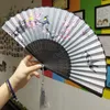 Bamboo Antique Flower Fold Fan Hand Fan Chiński STYL STYLNY SOTE STANIEM TANIEC TANIEC PRZETWARNE DZIENIĘCIE DIMBIENI MJ0850