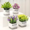 Decorative Flowers Plastic Artificial Gypsophila Lavender Design Plants Garden Home Table Decor Simulation Flower Bonsai Decoration