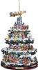 Ornements d'arbre de Noël suspendus décorations de Noël créatives cadeaux de bonhomme de neige en acrylique JNB15948