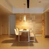 Hanglampen Noordelijke houten lamp LOFF LED LIDEN LICHTING KRAPELIER SLAAPKAMER Woonkamer El Lobby Deco Hanglamps Armaturen