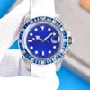 Fashion Diamond Watch Mens Watch Automatisk mekanisk rörelse gummiband lysande designer klockor vattentät