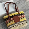 5A Light luxury Crochet Shoulder Bag Designer Straw Wallet leisure practical handbag For Women Classic Famous Brand Shopping Purses 220208