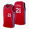 Tryck 2022 New City Basketball Jerseys 18 Milton Charles 20 Georges Shake Niang 21 Embiid 22 Matisse Joel Thybulle 23 Bassey High