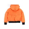 Heren039s Donsparka's Uil Puffer Koudebestendige parka 003 Bovenkleding Outdoor Reflecterend Korte middellange warme jas Zwart Orang3494053