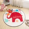 Carpets Round Football Carpet Memory Foam Chair Mat Cartoon Area Rug Big Children Crawling Play Rugs Yoga For Living Room