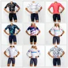 Racing Set Tres Pinas 2022 Kvinnor Cykling Summer Bike Ciclismo Maillot Suit Short Sleeve Top 9D Gel Bib Shorts Clothing Jersey Set