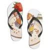 GAI GAI Men Designer Custom Shoes Casual Slippers Mens Fashion Yellow Open Toe Flip Flops Beach Summer Slides Customized Pictures Are Available