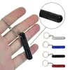 smoke accessories Key Chain Mini Smoking Pipe Length 50MM Portable Metal Glass Smoking Pipes Wholesale