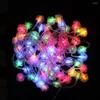 Strings DC 5V USB String LED Fairy Lights 10M 60LED Waterproof Hairball Decoration for Christmas Wedding Party Garland