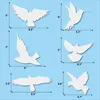 Window Stickers Static Glass Butterfly Hummingbird Leaves Decals Anti-collision Door And Sticker Decoration Home Decor