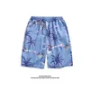 Pantaloncini da spiaggia per uomo Pantaloncini da surf con stampa floreale Surf Quick Dry Leggero Sottile Abbigliamento da spiaggia Pantaloncini casual hawaiani