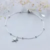 Anklets Bohemia Summer Style Authentic 925 Sterling Silver Fashion Sea Star Charm Anklet For Women S925 Ankle Bracelet Adjustable Length